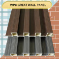 El panel de pared de madera del pvc de la fábrica de YUJIE 150x26m m que adorna el revestimiento de la pared del pvc de los paneles